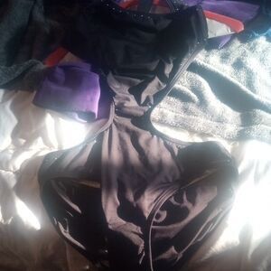 Vince Camuto Black One-Piece Swimsuit